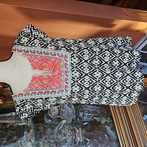 THML IKAT Embroidered Top